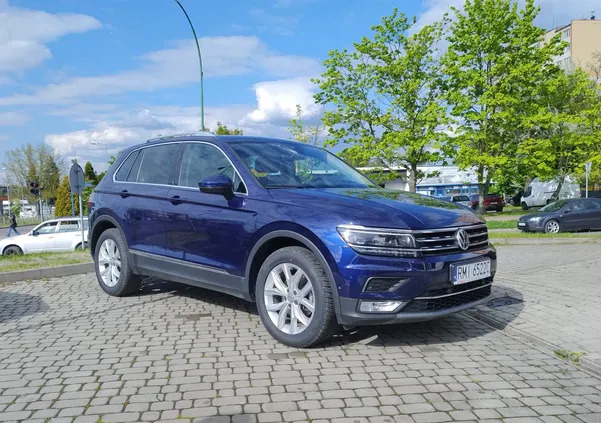 olesno Volkswagen Tiguan cena 92000 przebieg: 147430, rok produkcji 2016 z Olesno